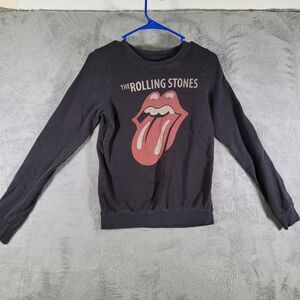 Rolling Stones Sweater Size SMALL Black Pre Owned Great Condition Vintage Look.